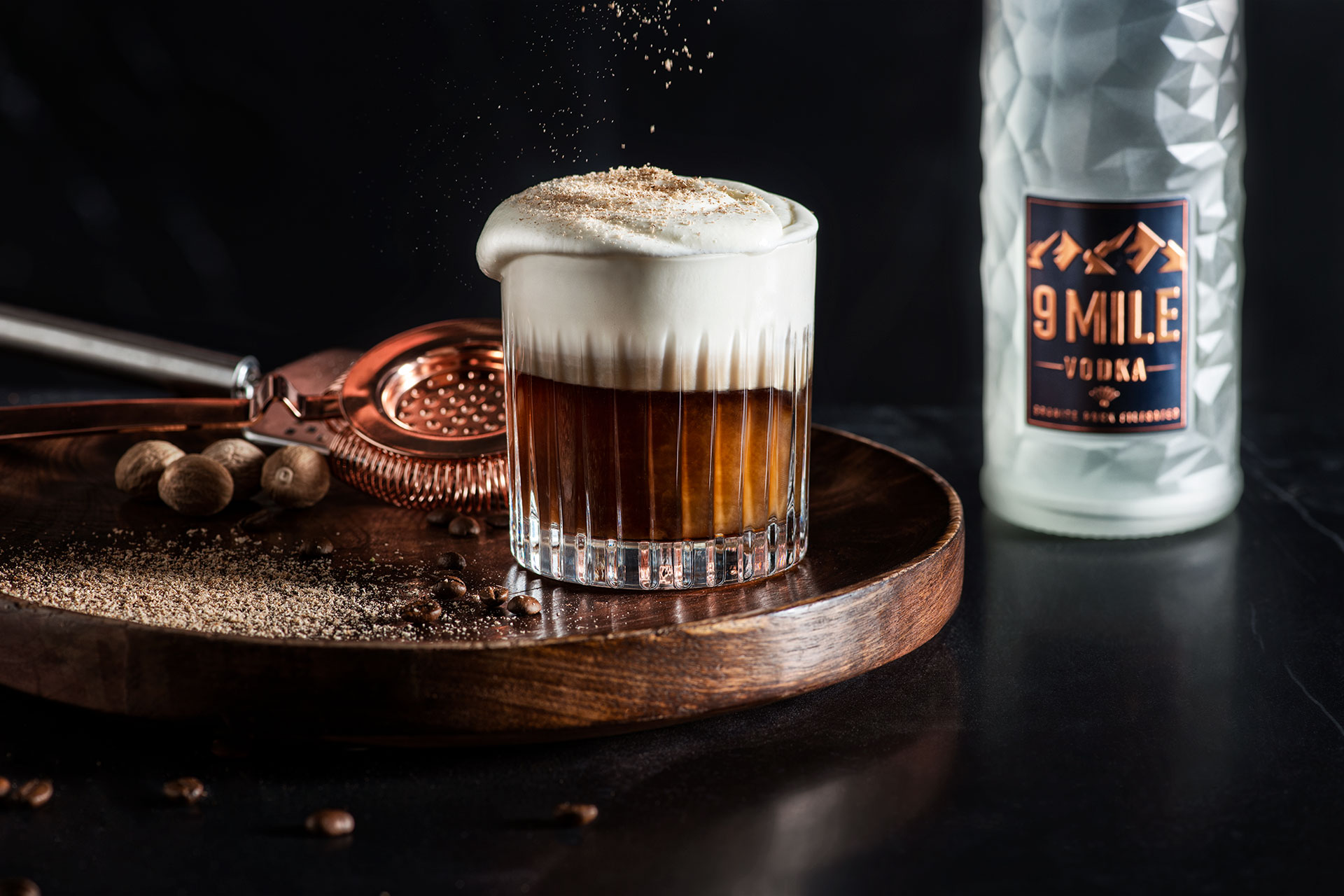 White Russian - 9 MILE Vodka